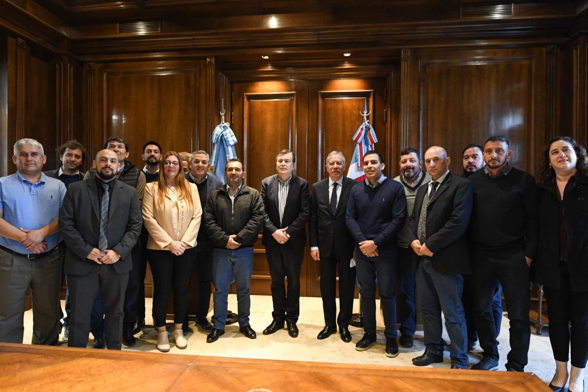 Zamora y Suárez recibieron a autoridades de la Asociación del Personal de Tribunales de Cuentas