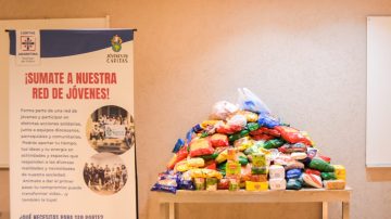 Maratón solidaria: INFO EN MOVIMIENTO recaudó más de 280kg de alimentos para Cáritas