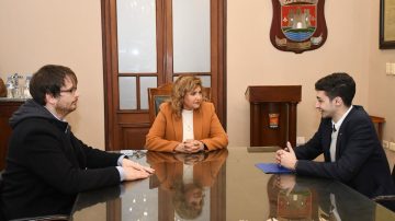 La intendente Fuentes recibió al presidente de la comisión de Jóvenes de la Cámara de Comercio e Industria
