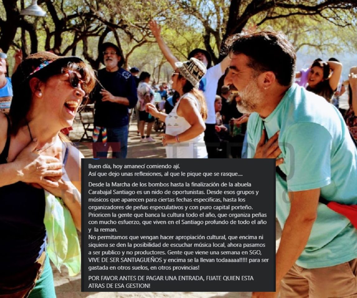 Usuaria se quejó del “negocio” detrás de las peñas y encendió la polémica: “Nido de oportunistas”