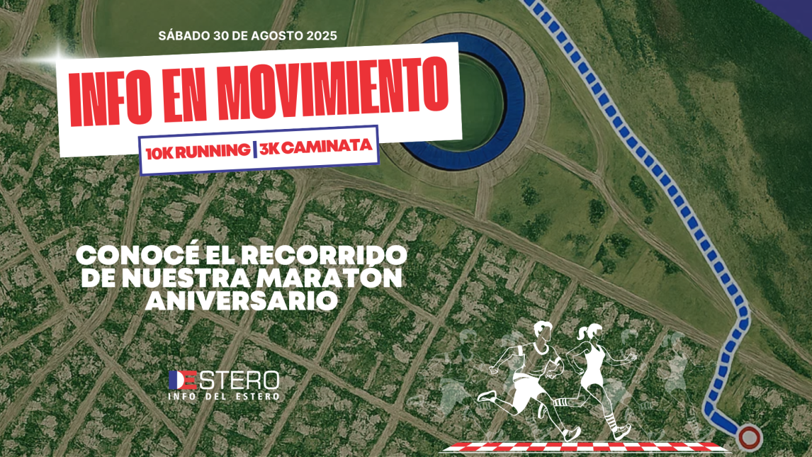 INFO EN MOVIMIENTO: conocé el recorrido de nuestra maratón aniversario