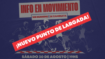 ¡INFO EN MOVIMIENTO tendrá un nuevo punto de largada! Conocé el recorrido