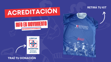 Acreditación de Info en Movimiento: días y horarios para retirar tu kit para la maratón
