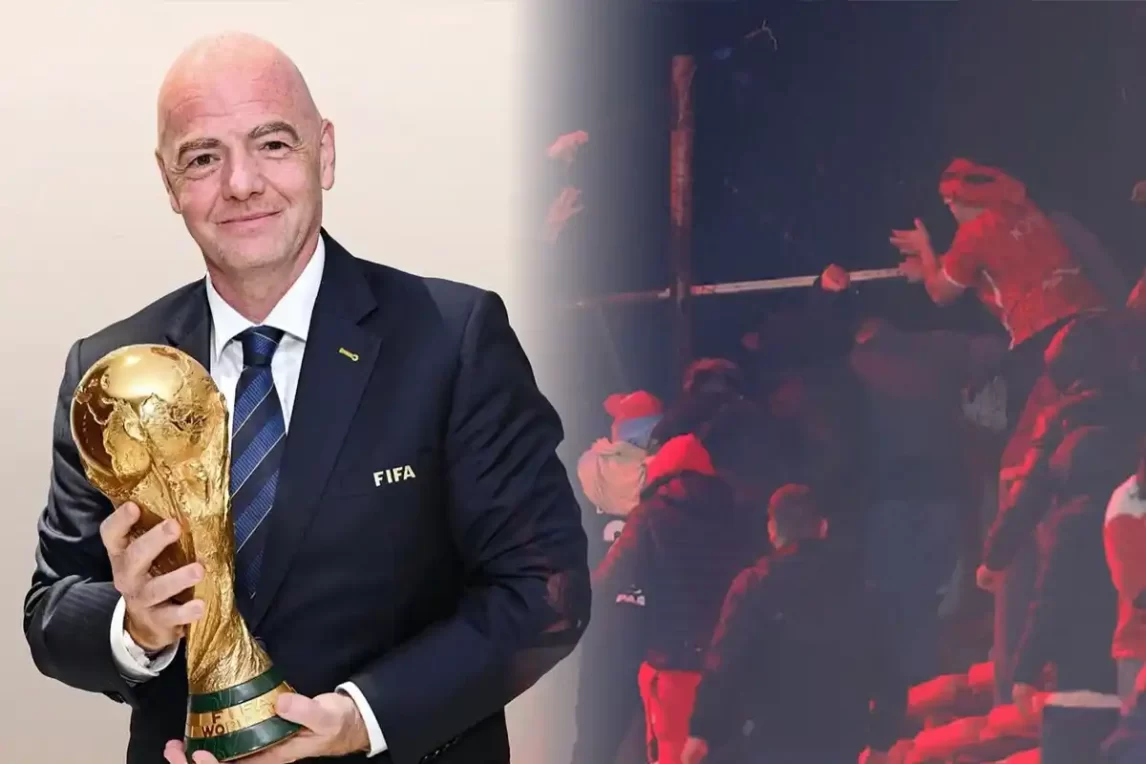 Gianni Infantino condenó la barbarie que se produjo entre hinchas de Independiente y la U de Chile