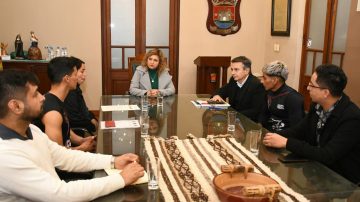 Fuentes recibió a los organizadores de la 3° edición de la Mortal Race