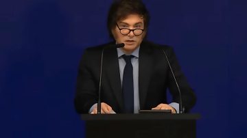 MIRÁ AQUÍ: La cadena nacional grabada de Milei dura 23 minutos