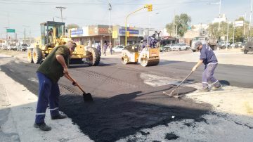 Realizaron el reacondicionamiento de la Avenida Libertad entre Aguirre y Pablo VI