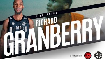 Llega a Olímpico, Richard Granberry, un pívot que conoce la Liga Nacional