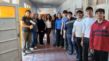 Los juveniles de Santiago Rugby colaboraron con el mantenimiento del edificio del Hogar de Protección de Niños y Niñas “Eva Perón”
