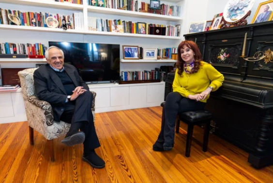 El mensaje de Cristina Kirchner para agradecerle al expresidente colombiano Samper por su visita