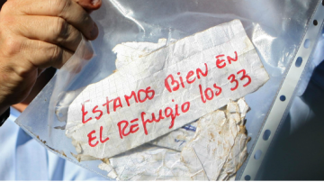 A 15 años del derrumbe en la mina San José: “Estamos bien, en el refugio los 33”