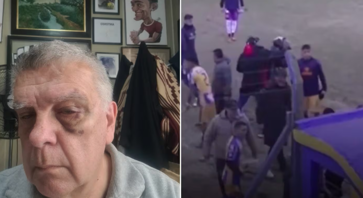 Habló el hincha de Central Ballester que agredió a de Luis Ventura: “Me arrepiento, no me di cuenta que era él”