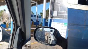 VIDEO | Una mujer se negó a pagar el peaje por el mal estado de la ruta: “Es un pésimo servicio”