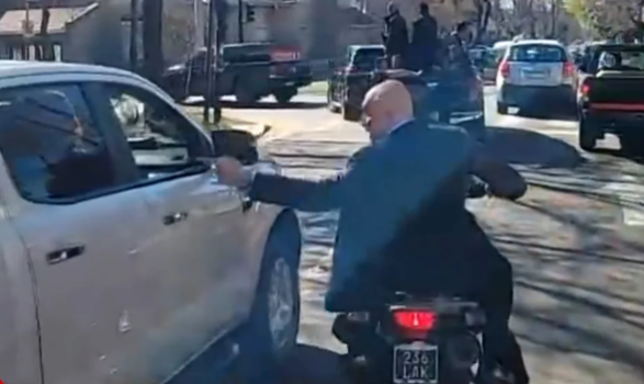 La costosa multa que podría recibir José Luis Espert por haberse ido en moto y sin casco