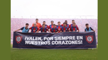 San Lorenzo homenajeó a Santiago Valentino Guzmán Zanni en la previa del clásico