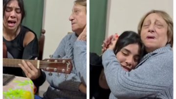 El musical y emotivo encuentro de la Gringa con Rocío González, de “La Voz Argentina”