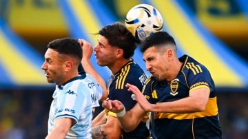 Boca empató sobre la hora a Racing y acumula una docena de partidos sin ganar