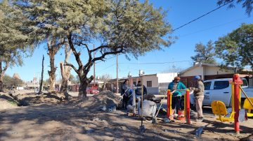 Avanza la obra de creación del Paseo Mario “Musha” Carabajal en el B° Los Lagos