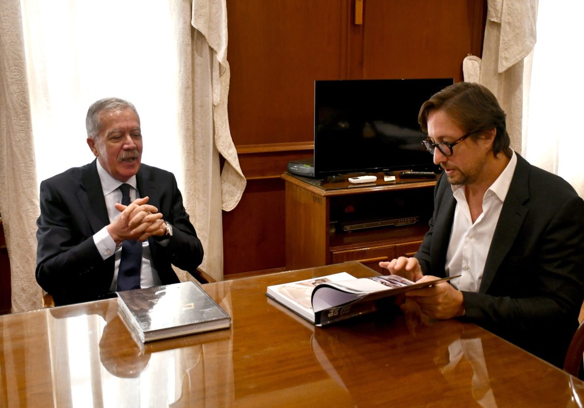 Suárez recibió al presidente de la Fundación El Libro y confirmaron fechas para la Feria Provincial