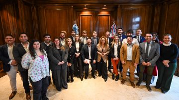 Zamora y Elías Suárez se reunieron con jóvenes referentes de la Mesa Nacional de la Came