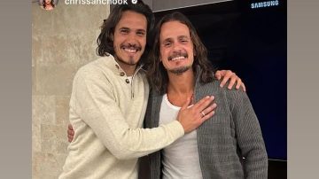 Del parecido a la amistad: Christian Sancho y Edinson Cavani en una reunión muy familiar