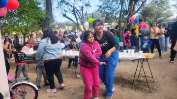La Aurora celebró el Día del Niño con la presencia de Soledad Soria, candidata a comisionada municipal