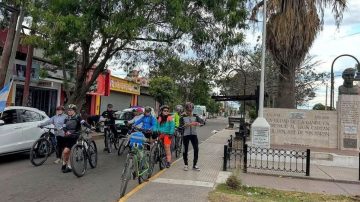 La Banda fue el punto de partida de la “2° Cruzada Ciclista Sanmartiniana”