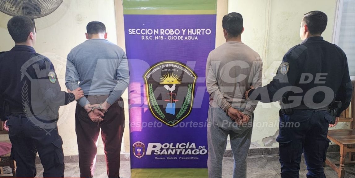 Ojo de Agua: Detuvieron por abigeato a conocidos delincuentes