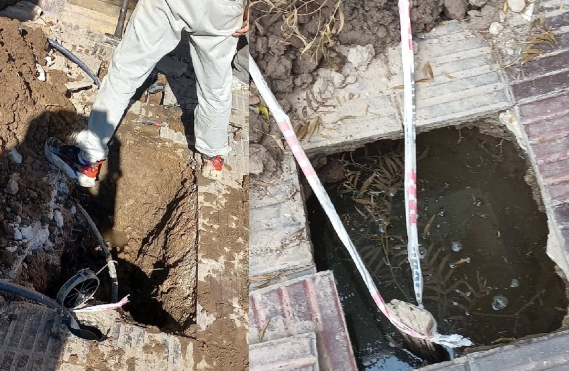 VIDEO: Grave denuncia contra Aguas de Santiago por peligro de derrumbe en una vivienda