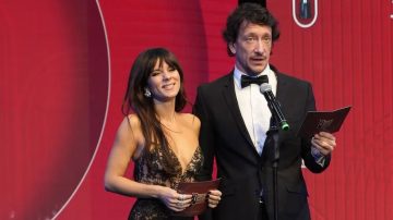 Halagos y felicitaciones: el cruce entre Gimena Accardi y Nico Vázquez