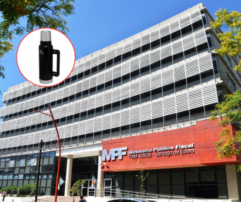 Insólito: empleada judicial denunció el hurto de un termo de su oficina y pide que revisen las cámaras