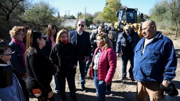 B° Los Inmigrantes: Supervisan la apertura de un tramo de calle Grecia