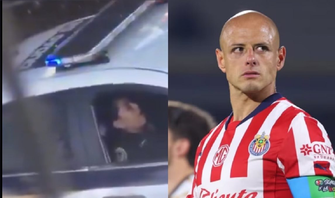 VIDEO: Captan a policías teniendo intimidad en una patrulla y “Chicharito” Hernández es involucrado en la polémica