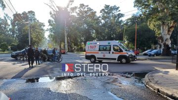 Una camioneta embistió a una ciclista en la esquina de Olaechea y Urquiza