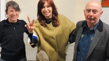 La foto de Cristina Kirchner y el Indio Solari a tres años del intento de asesinato a la ex presidenta