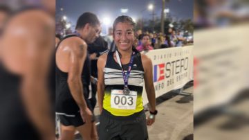 Gissel Olivera, la primera mujer en llegar a los 10k de la maratón Aniversario INFO EN MOVIMIENTO