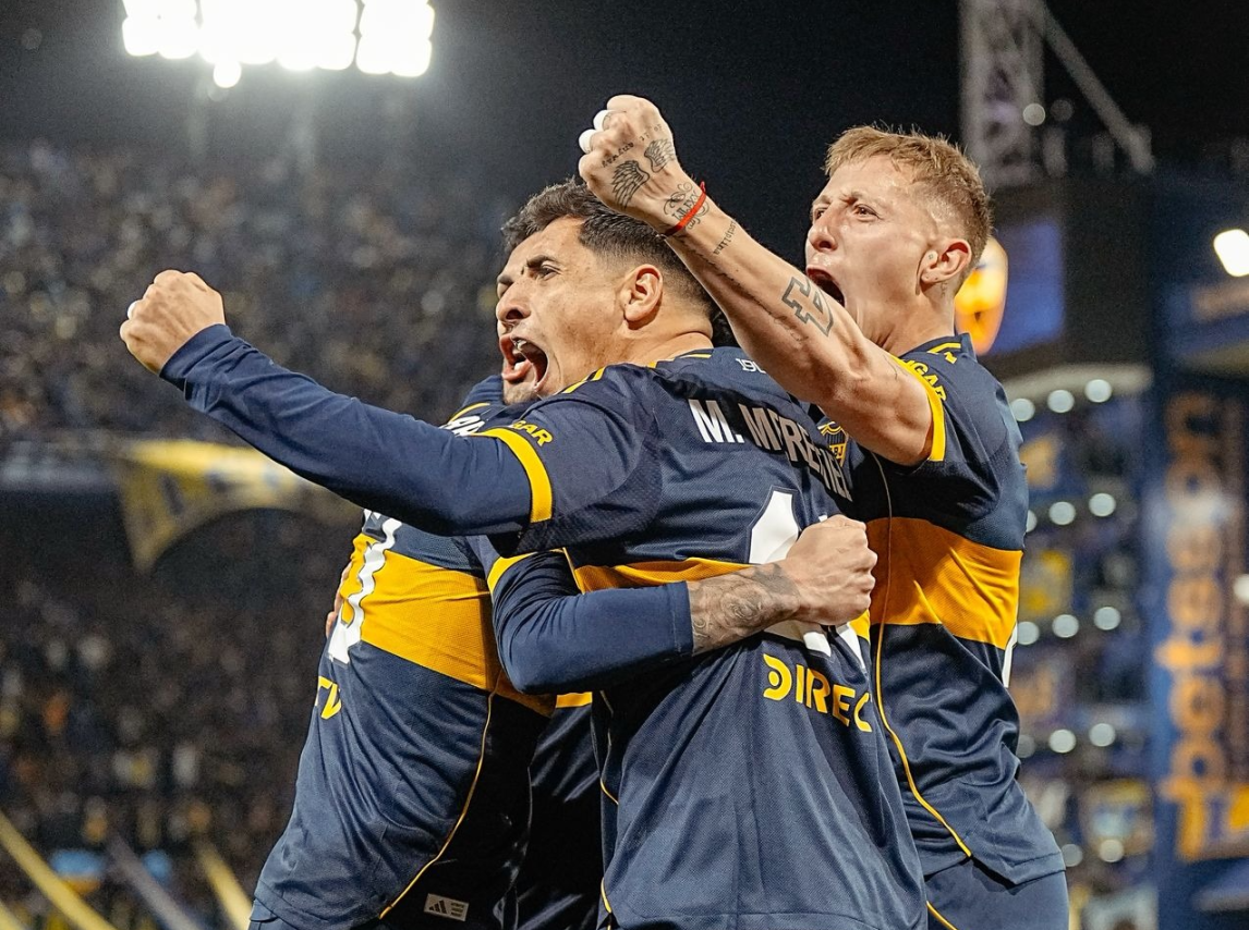 Con goles de Merentiel y Cavani, Boca derrotó a Banfield y se prende arriba