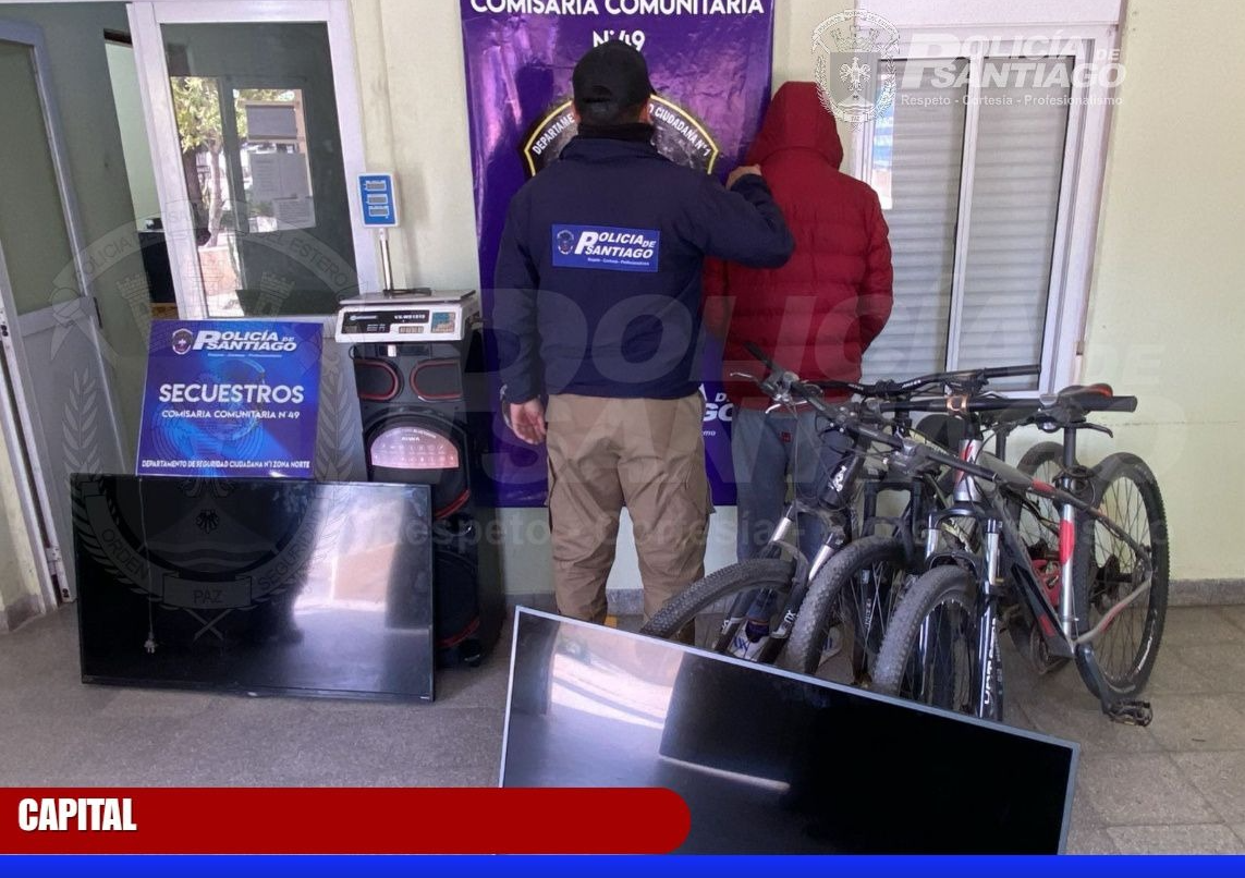 Tras allanamientos en los barrios Huaico Hondo, Belén y Los Lagos recuperan importantes bienes