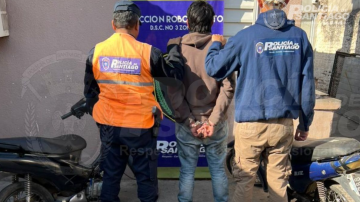 Capturaron al ladrón de motocicletas del barrio Ejército Argentino