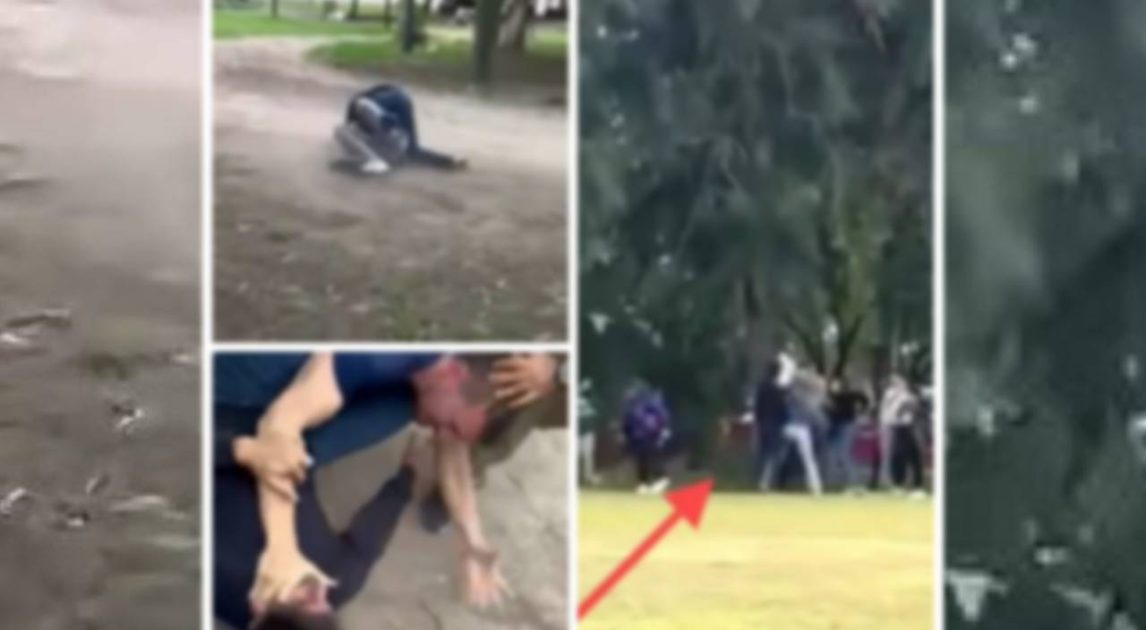 Bochornoso: dos padres se trenzaron a las piñas en un partido de fútbol infantil