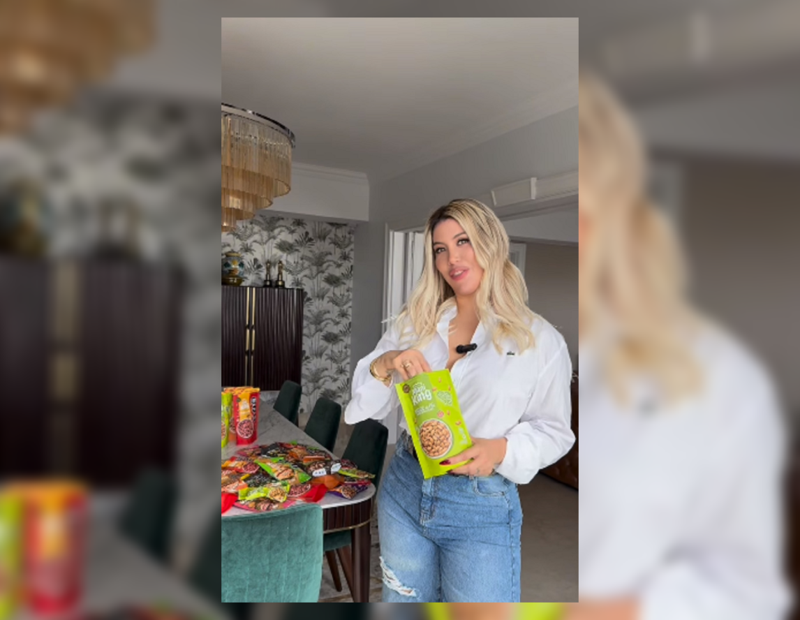 Wanda Nara publicitó una marca de maní y lanzó una polémica frase: “Orgullosamente manisera”