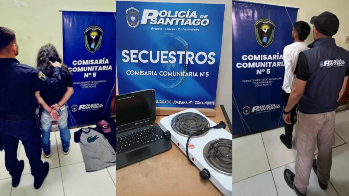 Allanamientos permiten recuperar bienes robados: hay dos ladrones detenidos