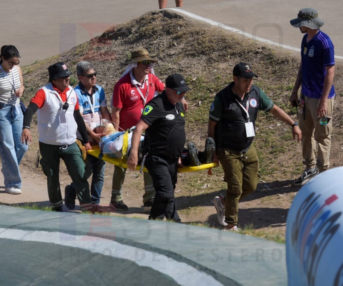 Competidor riojano de BMX sufrió un fuerte accidente durante la semifinal
