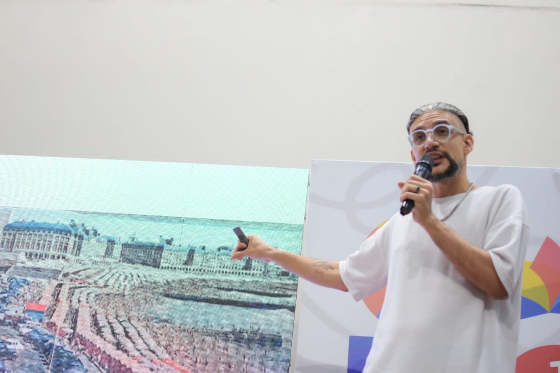 Nicolás Adet Larcher presentó crónicas visuales en el marco de la Feria Provincial del Libro