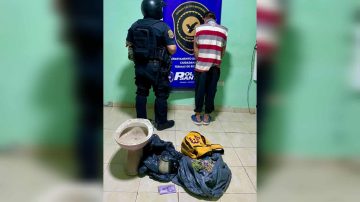 Capturan in fraganti a un ladrón cuando escapaba con varios bienes robados