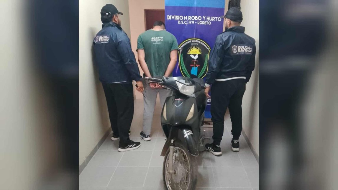 Recuperan una moto robada y detienen a un joven que la compró a $300.000