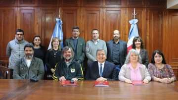 La UNSE firmó convenios con la Federación Familia Grande Hogar de Cristo para capacitación e inclusión social