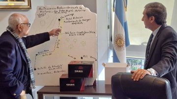 Silva Neder recibió a organizadores de la travesía en bicicleta “Reviviendo la historia”