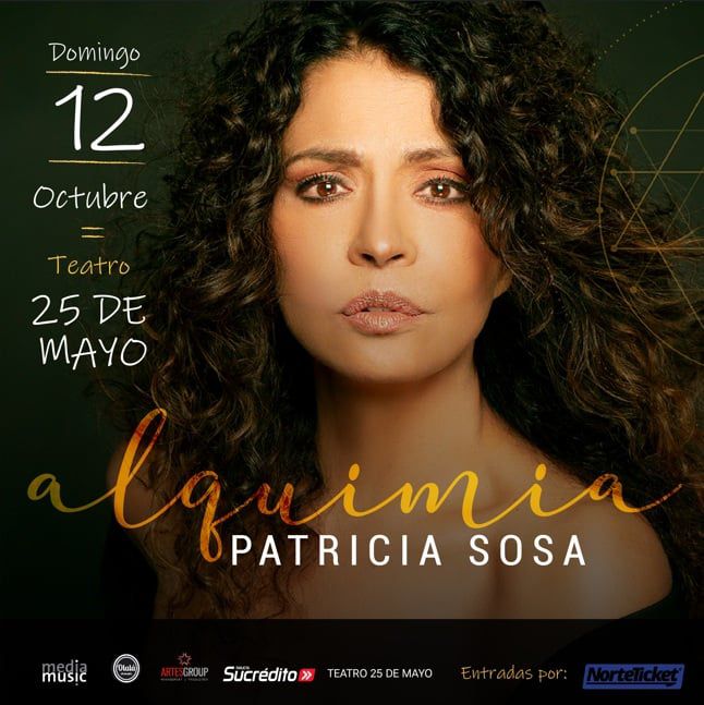 Patricia Sosa llega a Sgo del Estero con Alquimia y sus éxitos