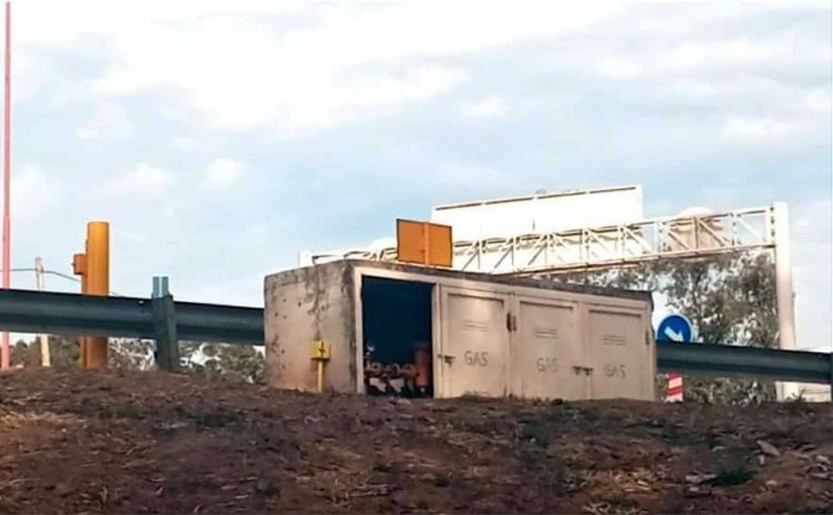 Fuga de gas en una casilla cercana a una estación de servicio causó preocupación
